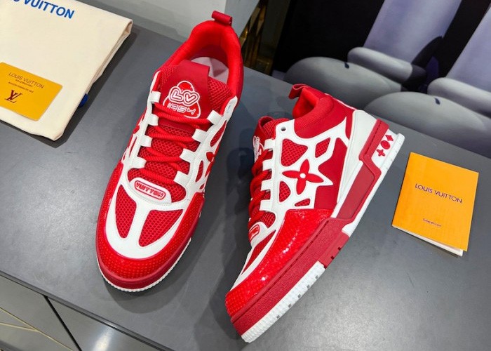 L***V Skate Sneaker Red
